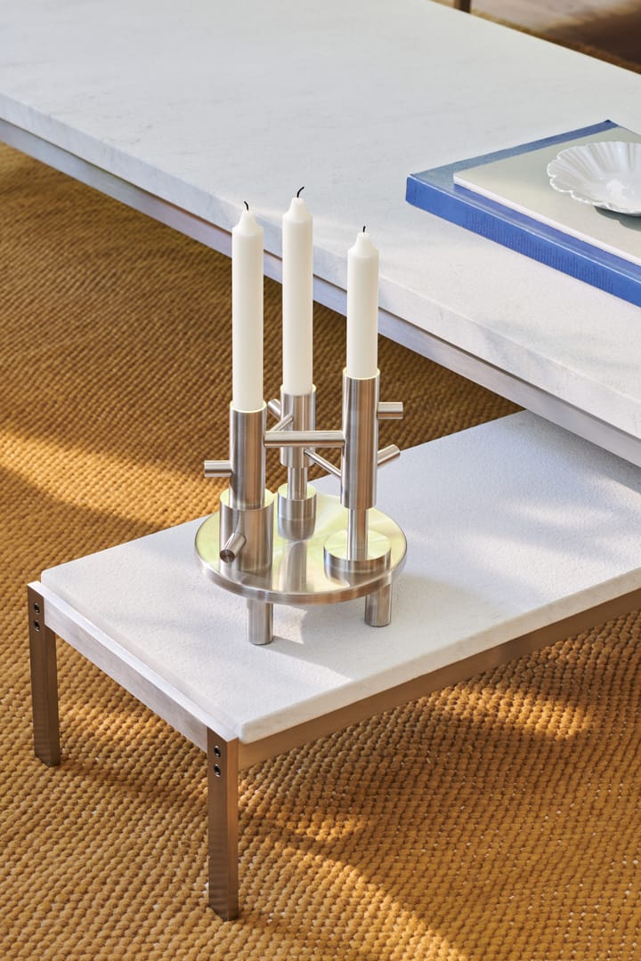 Jaime Hayon lysestage – large, Stainless steel Fritz Hansen