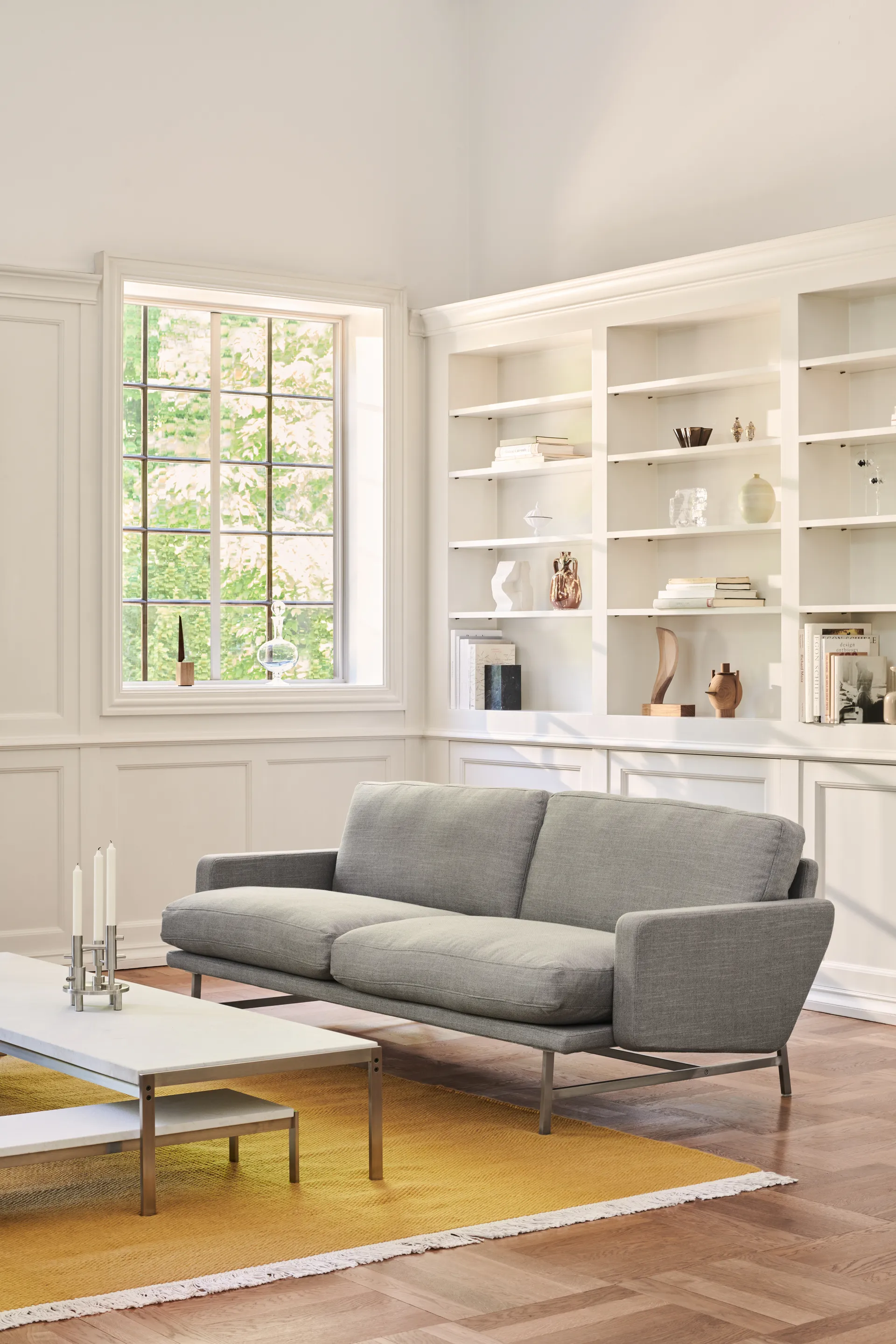 Jaime Hayon lysestage – large, Stainless steel Fritz Hansen