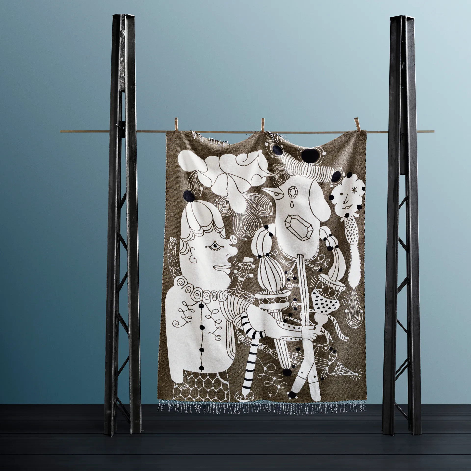 Jaime Hayon tæppe, Guld Fritz Hansen