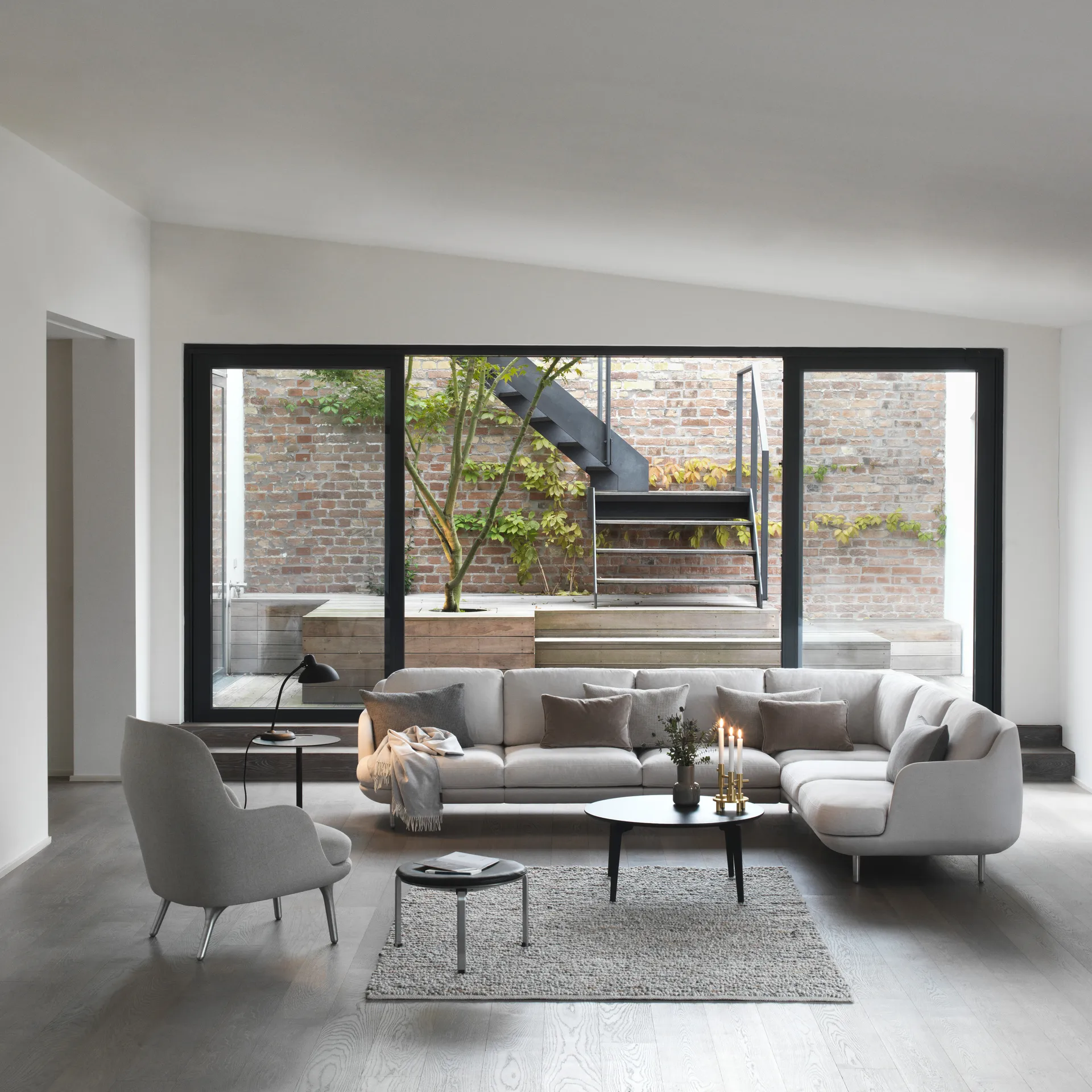 Kaiser Idell 6556-T bordlampe, Matt black Fritz Hansen