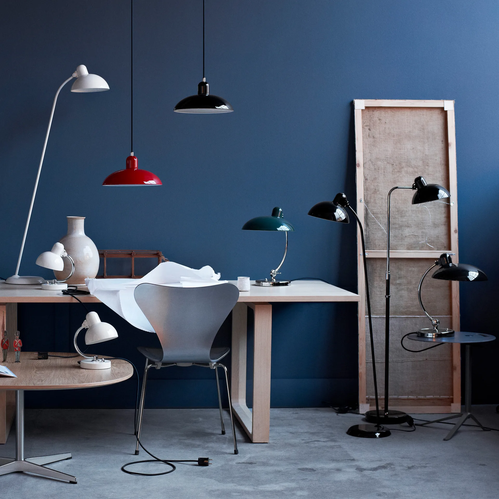 Kaiser Idell 6580-F Luxus gulvlampe, Black Fritz Hansen