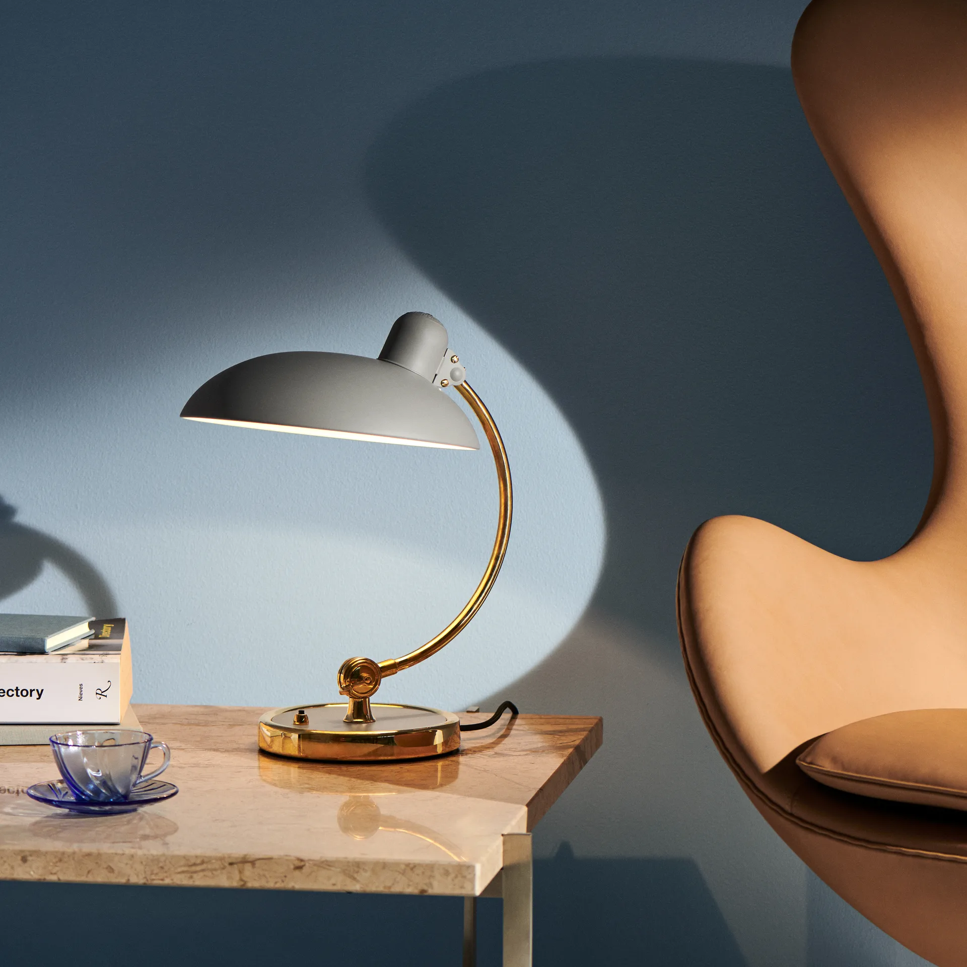 Kaiser Idell 6631-T Luxus bordlampe, Easy grey Fritz Hansen