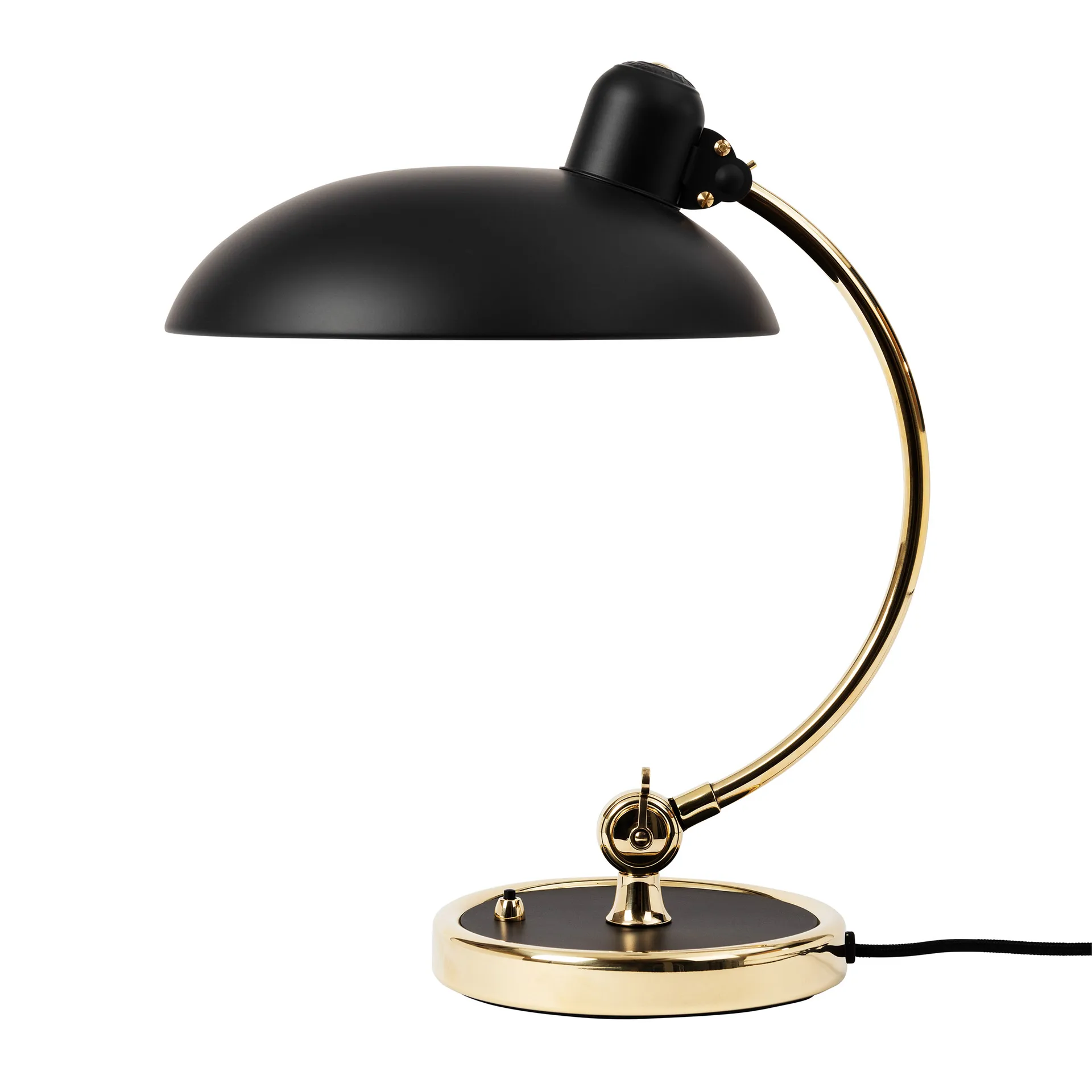 Kaiser Idell 6631-T Luxus bordlampe messing, Mat sort Fritz Hansen