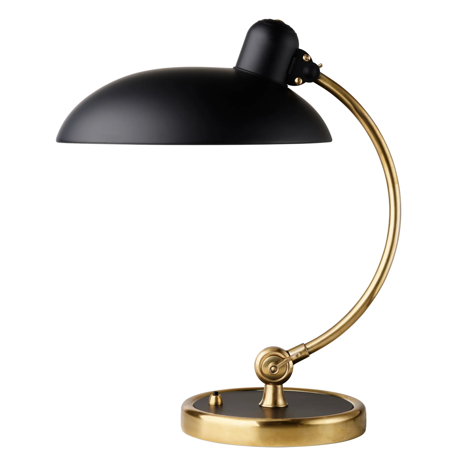 Kaiser Idell 6631-T Luxus bordlampe messing, Mat sort Fritz Hansen