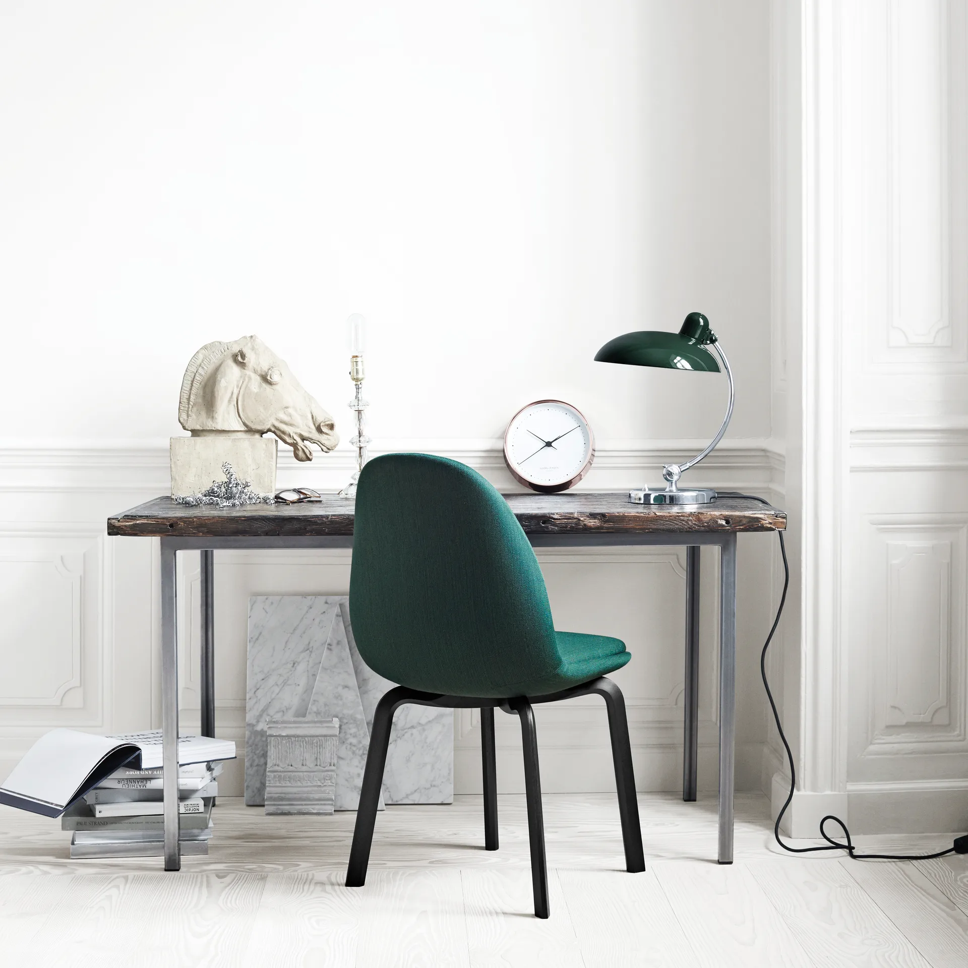 Kaiser Idell 6631-T Luxus bordlampe, Mørkegrøn Fritz Hansen