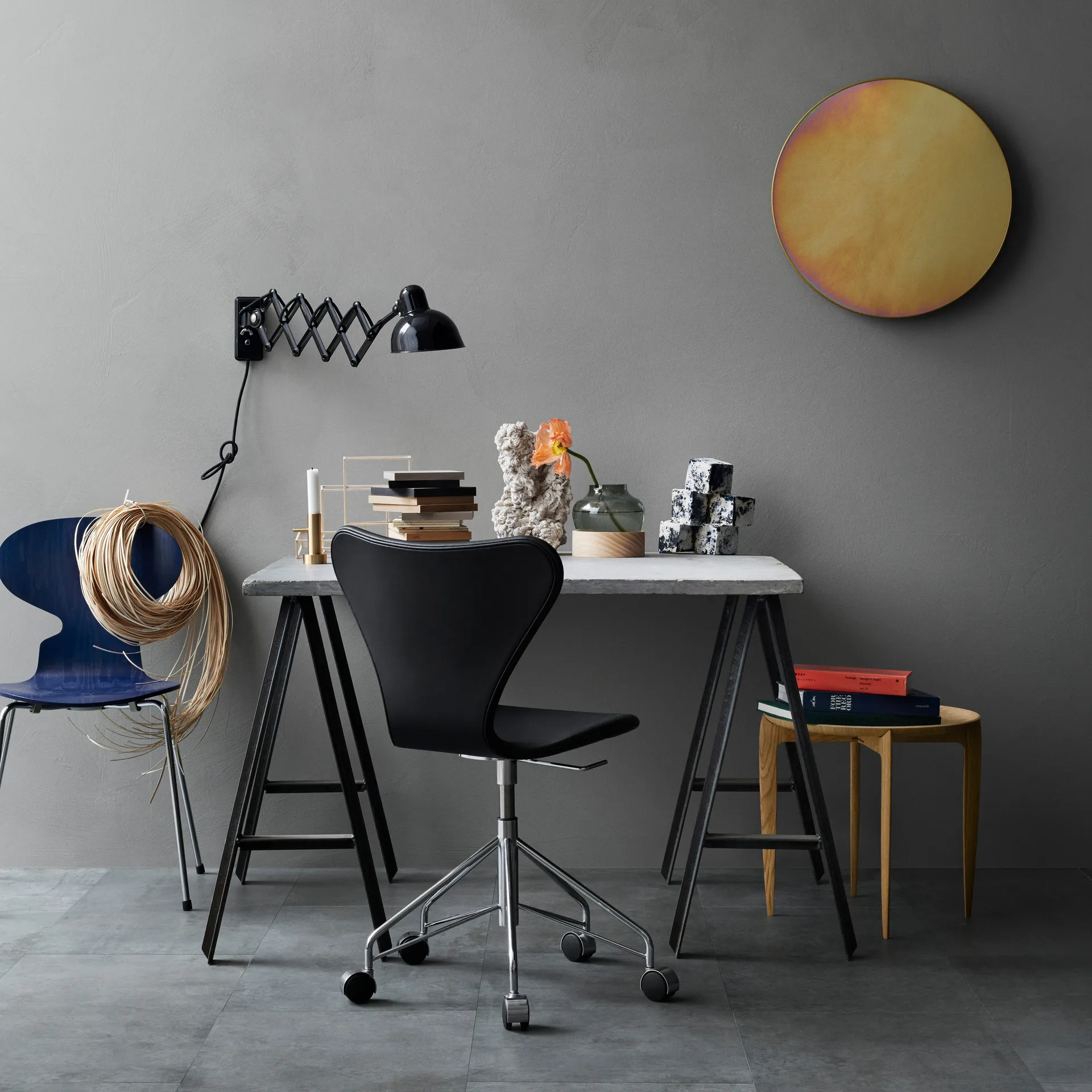 Kaiser Idell 6718-W væglampe, Black Fritz Hansen