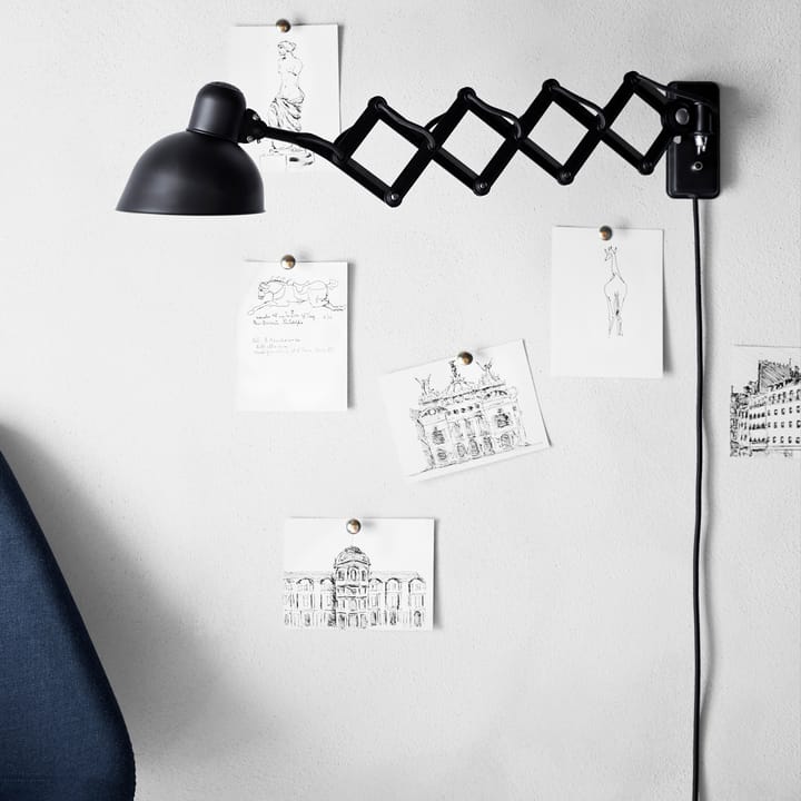 Kaiser Idell 6718-W væglampe, Matt black Fritz Hansen