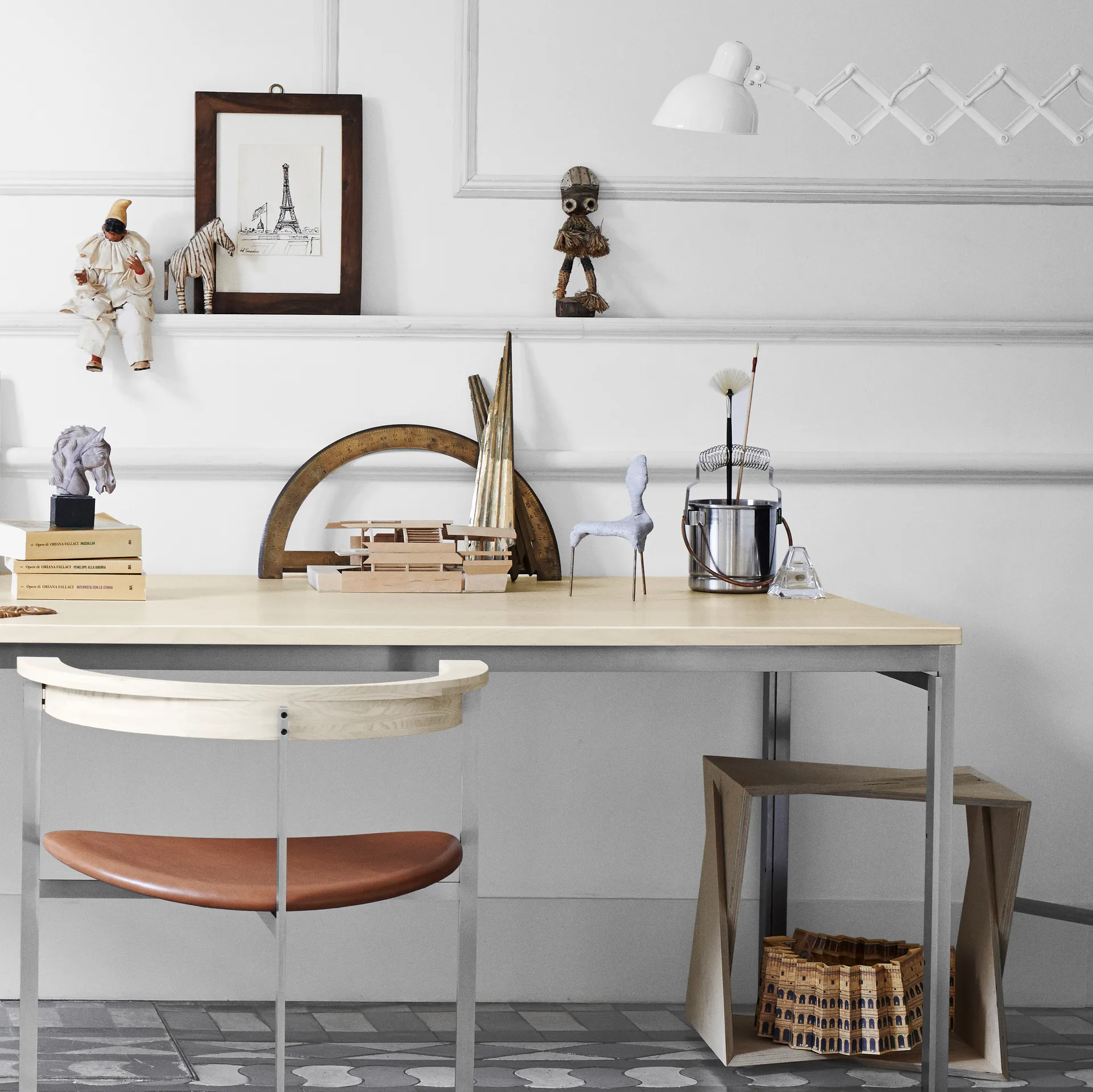 Kaiser Idell 6718-W væglampe, White Fritz Hansen