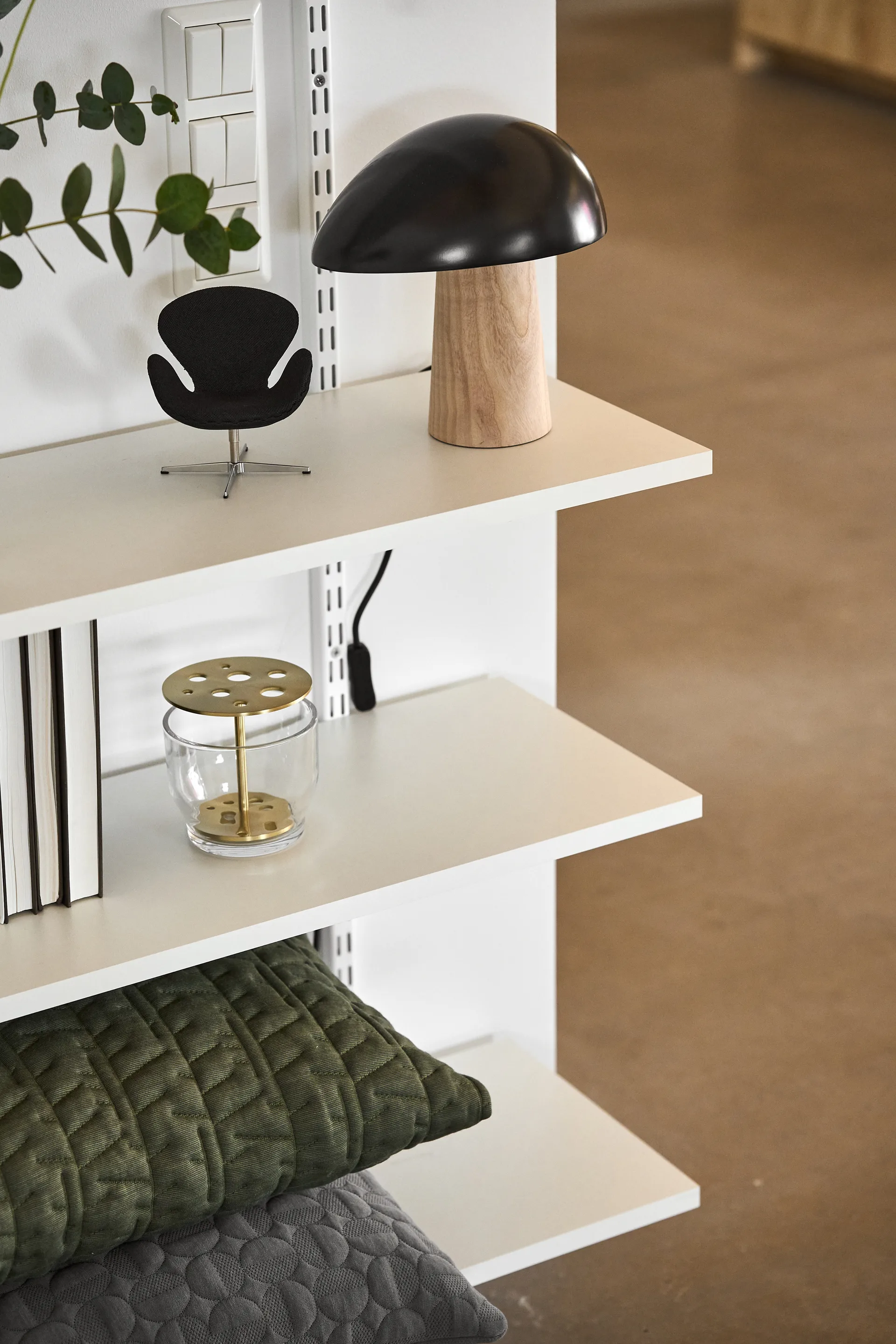 Night Owl bordlampe, æske, Midnatsblå Fritz Hansen