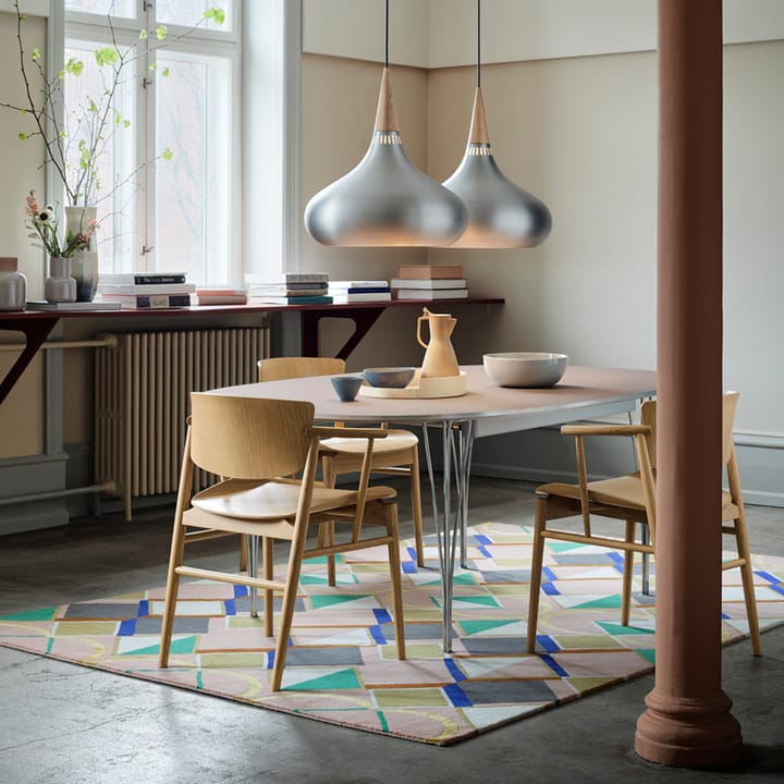 Orient P3 pendel, Klarlakeret aluminium Fritz Hansen