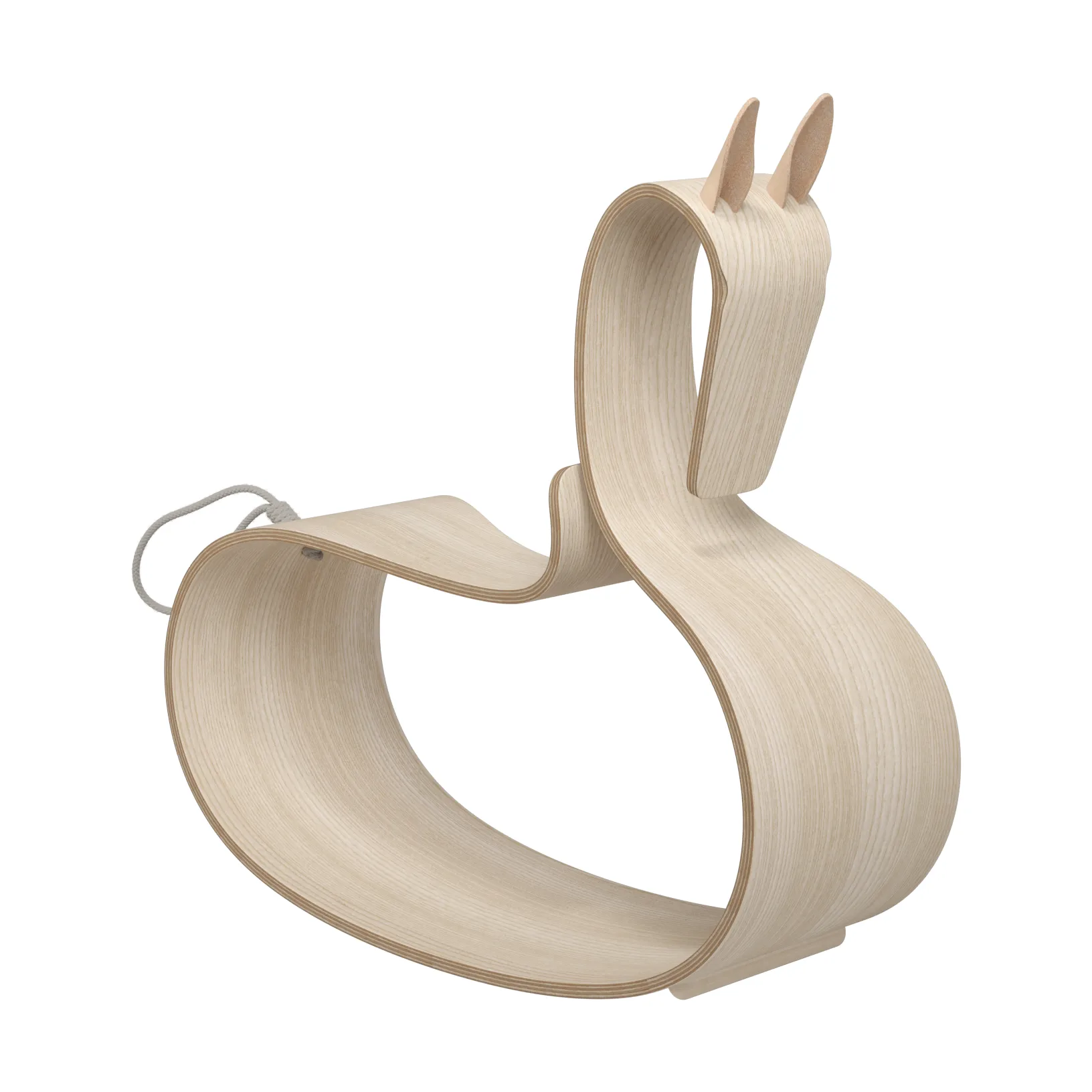 Rocking Horse gyngehest, Klarlakeret ask Fritz Hansen