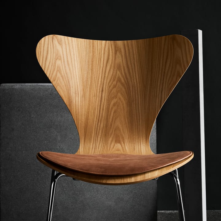 Series 7 stolsdyna läder, Brun Fritz Hansen