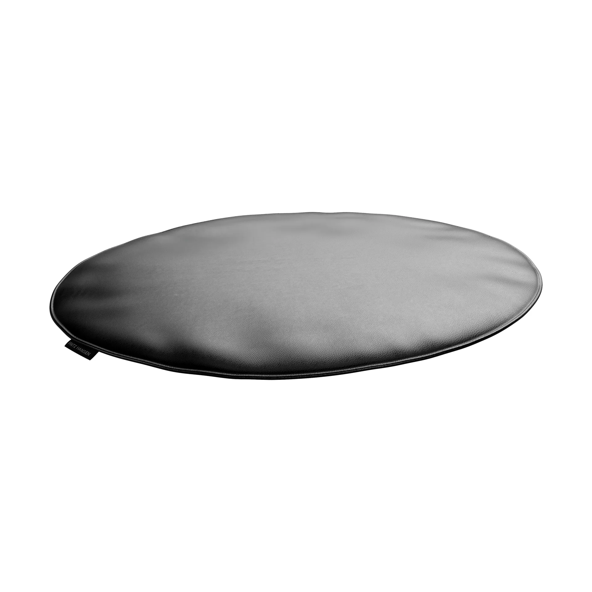 Series 7 stolsdyna läder, Essential Black Fritz Hansen