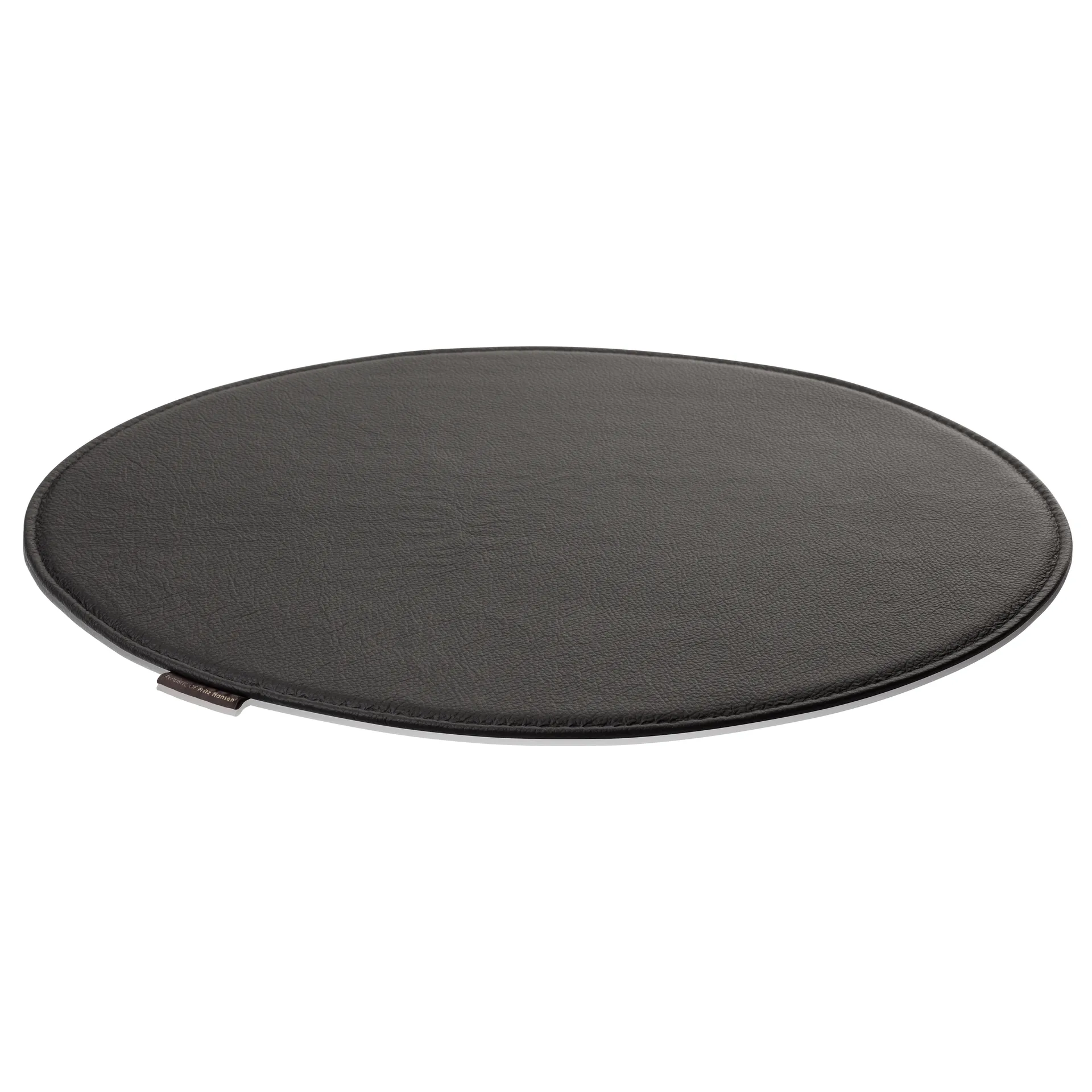 Series 7 stolsdyna läder, Sort Fritz Hansen