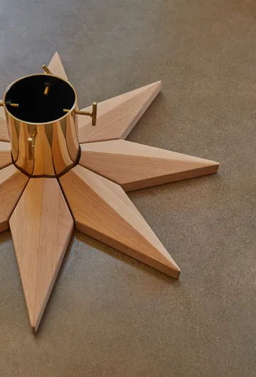 Stella juletræsfod Ø50,5 cm - Eg - Fritz Hansen