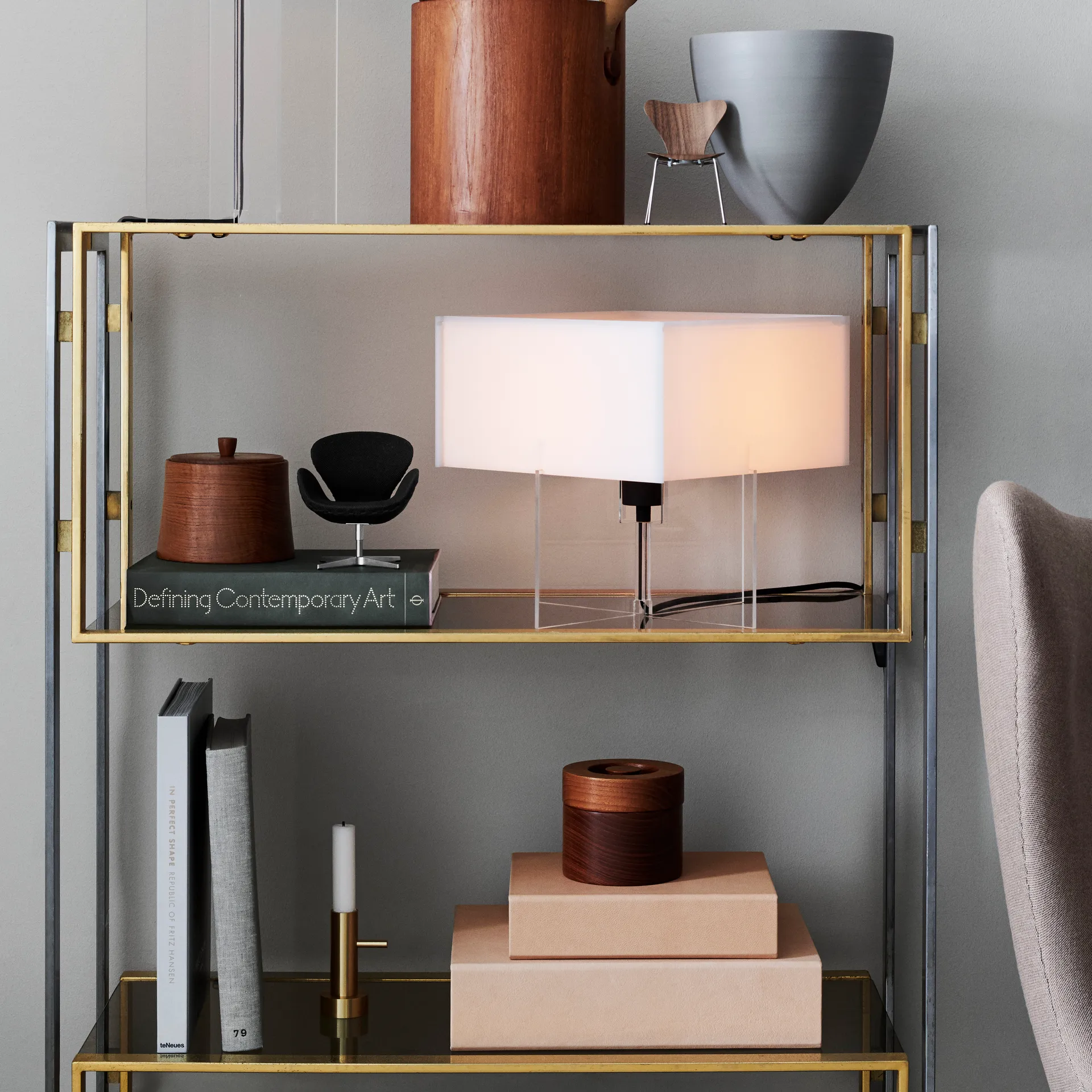 Svanen miniature, Sort Fritz Hansen