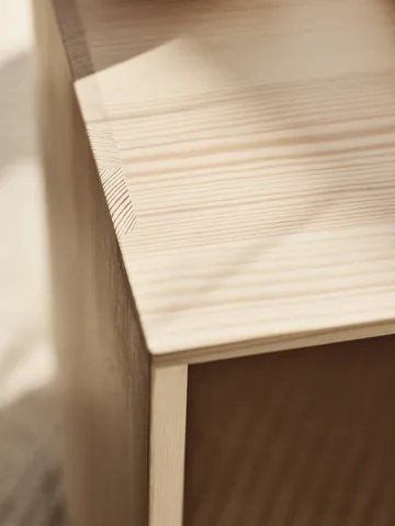 Taburet skammel/sidebord - Olieret fyrretræ - Fritz Hansen