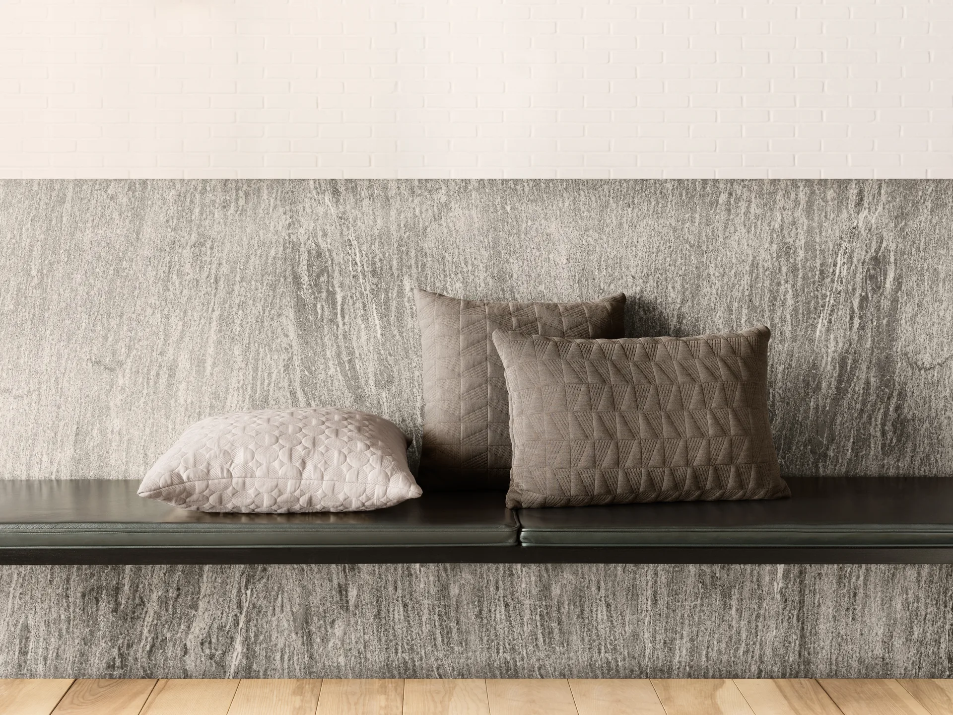 Trapez pude 50 x 50 cm, Earth Brown Fritz Hansen