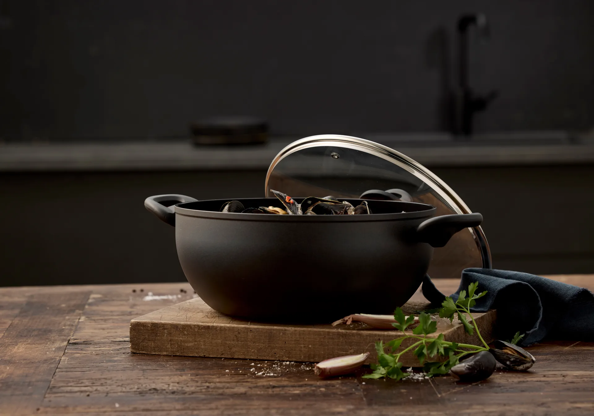 Funktion stegegryde ceramica 6 liter, Sort Funktion