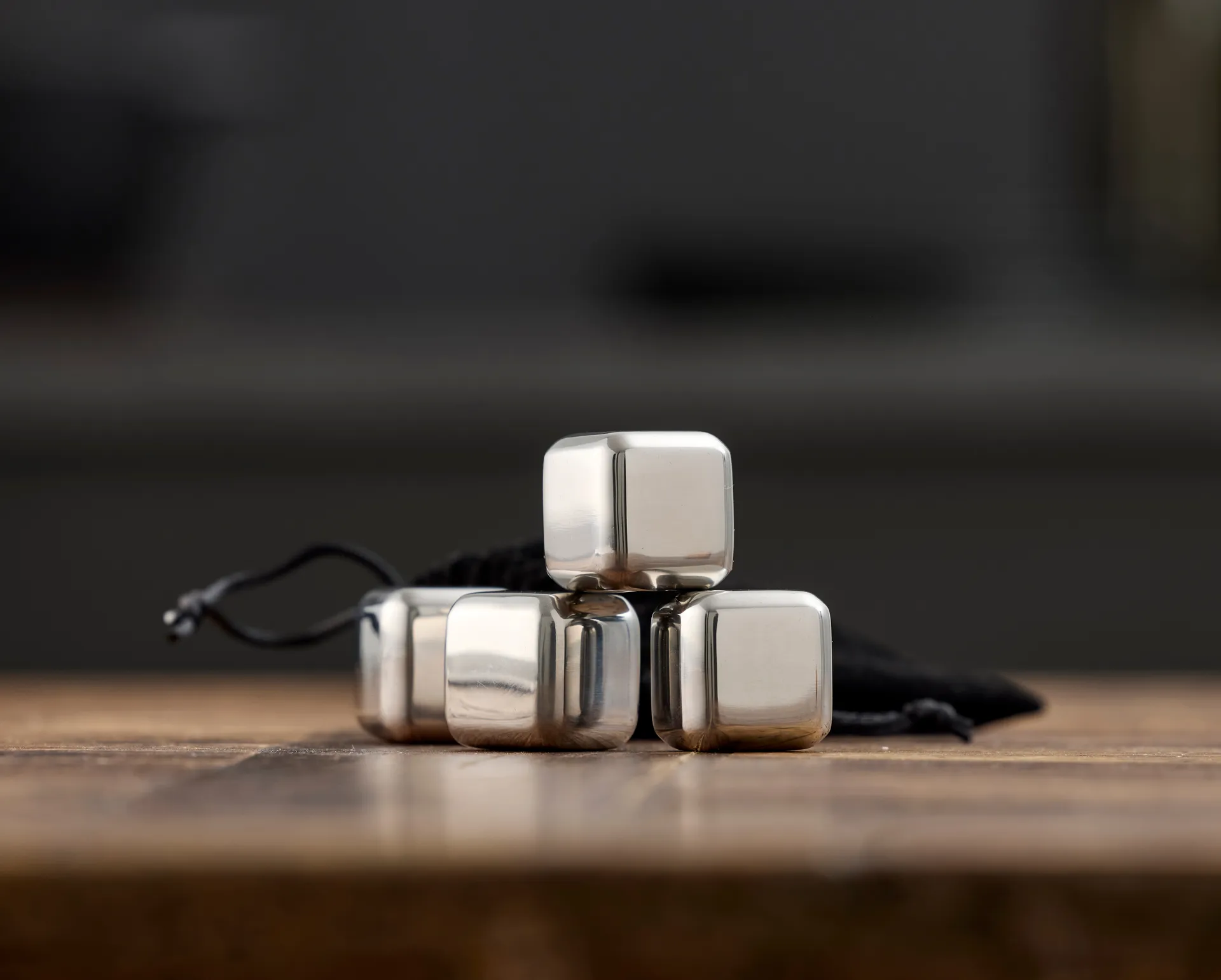 Funktion whiskysten 4-pak, Rustfrit stål Funktion