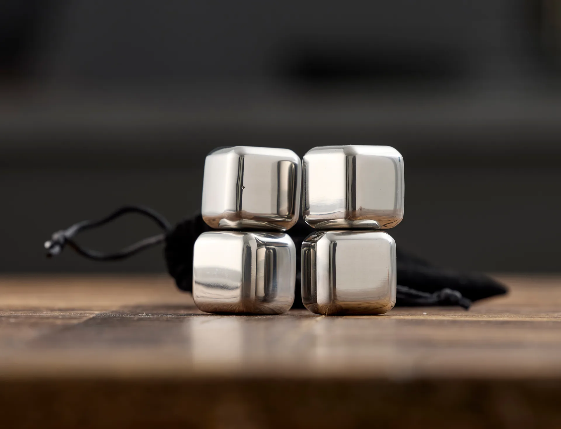 Funktion whiskysten 4-pak, Rustfrit stål Funktion