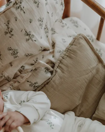 Bluebell Muslin hovedpudebetræk - 50x60 cm - Garbo&Friends