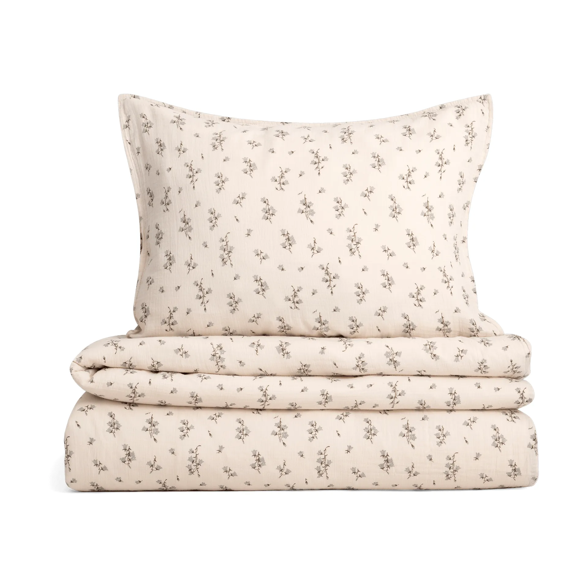 Bluebell Muslin sengesæt, 150x210 cm/50x60 cm Garbo&Friends