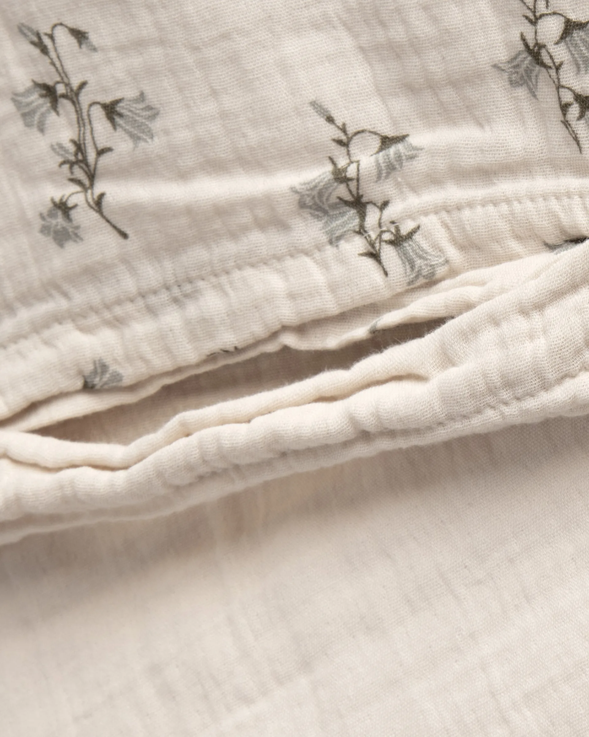 Bluebell Muslin sengesæt baby, 70x100 cm/40x45 cm Garbo&Friends