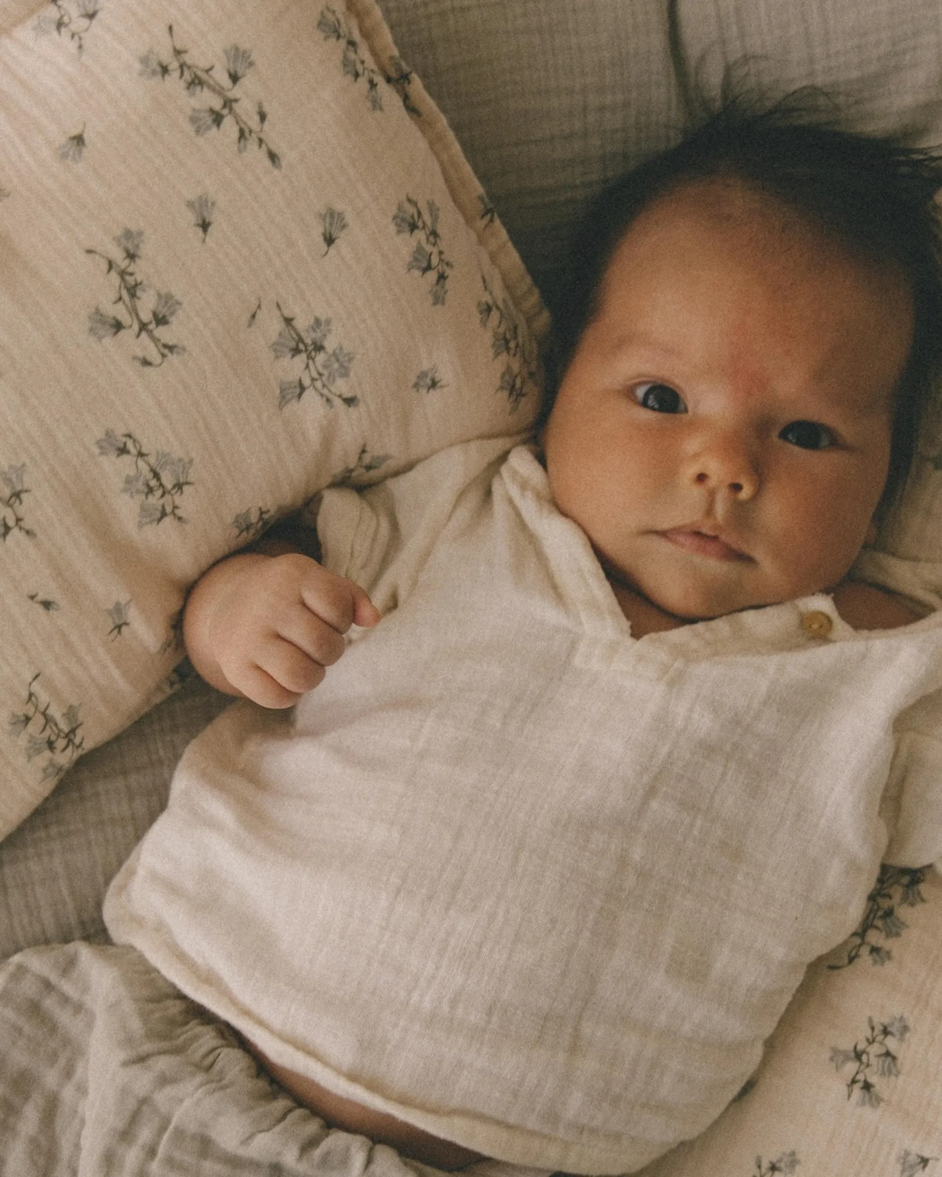 Bluebell Muslin sengesæt baby, 70x80 cm/28x35 cm Garbo&Friends