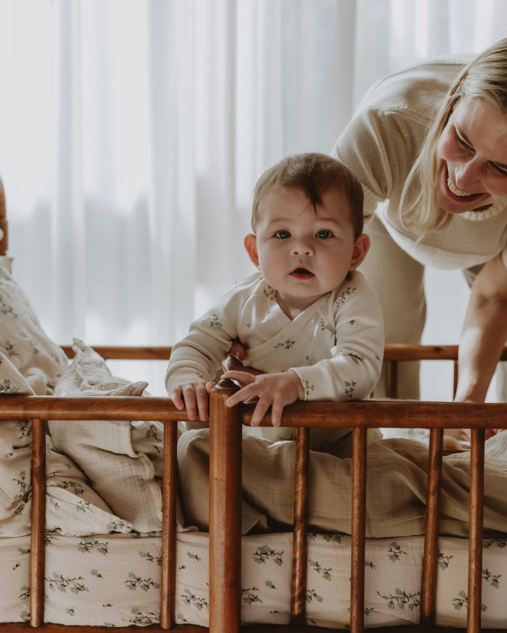 Bluebell Muslin stræklagen, 60x120x20 cm Garbo&Friends