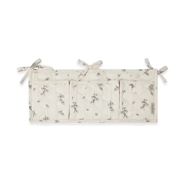 Bluebell satin quiltet senge-lomme - 18x43 cm - Garbo&Friends