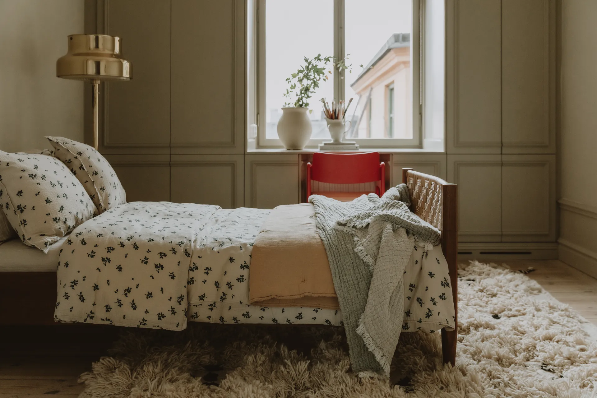 Blueberry Muslin hovedpudebetræk, 50x70 cm Garbo&Friends