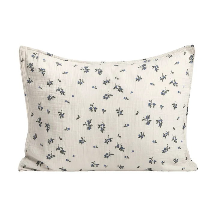 Blueberry Muslin hovedpudebetræk - 80x80 cm - Garbo&Friends