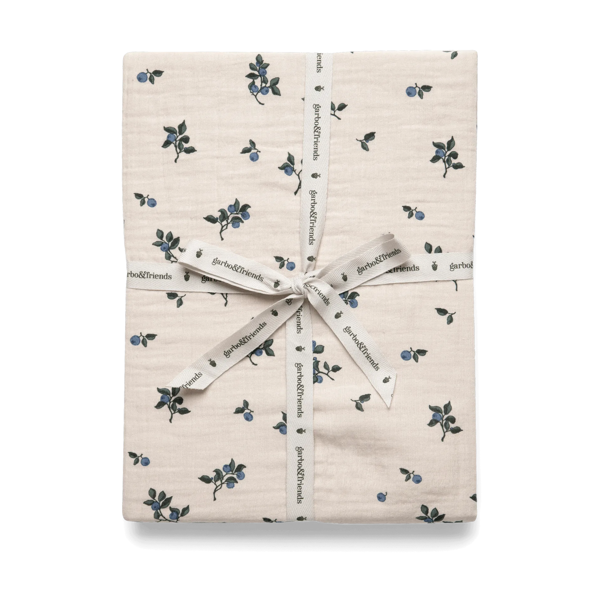 Blueberry Muslin stræklagen, 70x140x20 cm Garbo&Friends