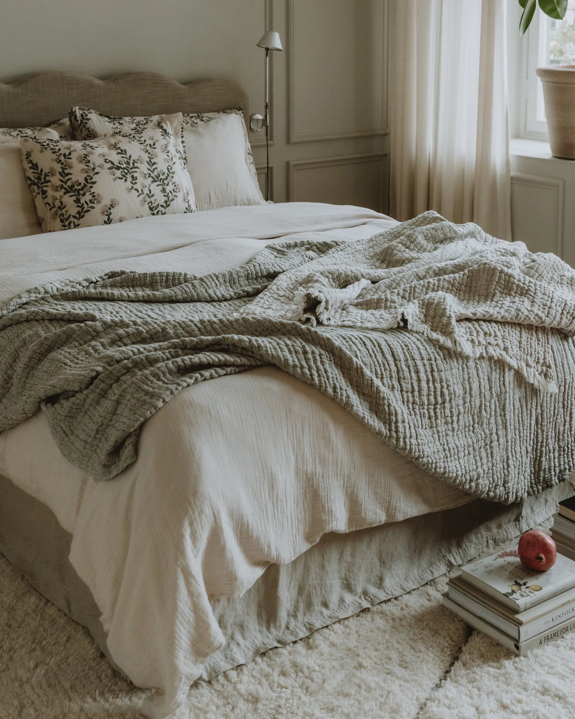 Eggshell Muslin dynebetræk dobbel, 220x240 cm Garbo&Friends