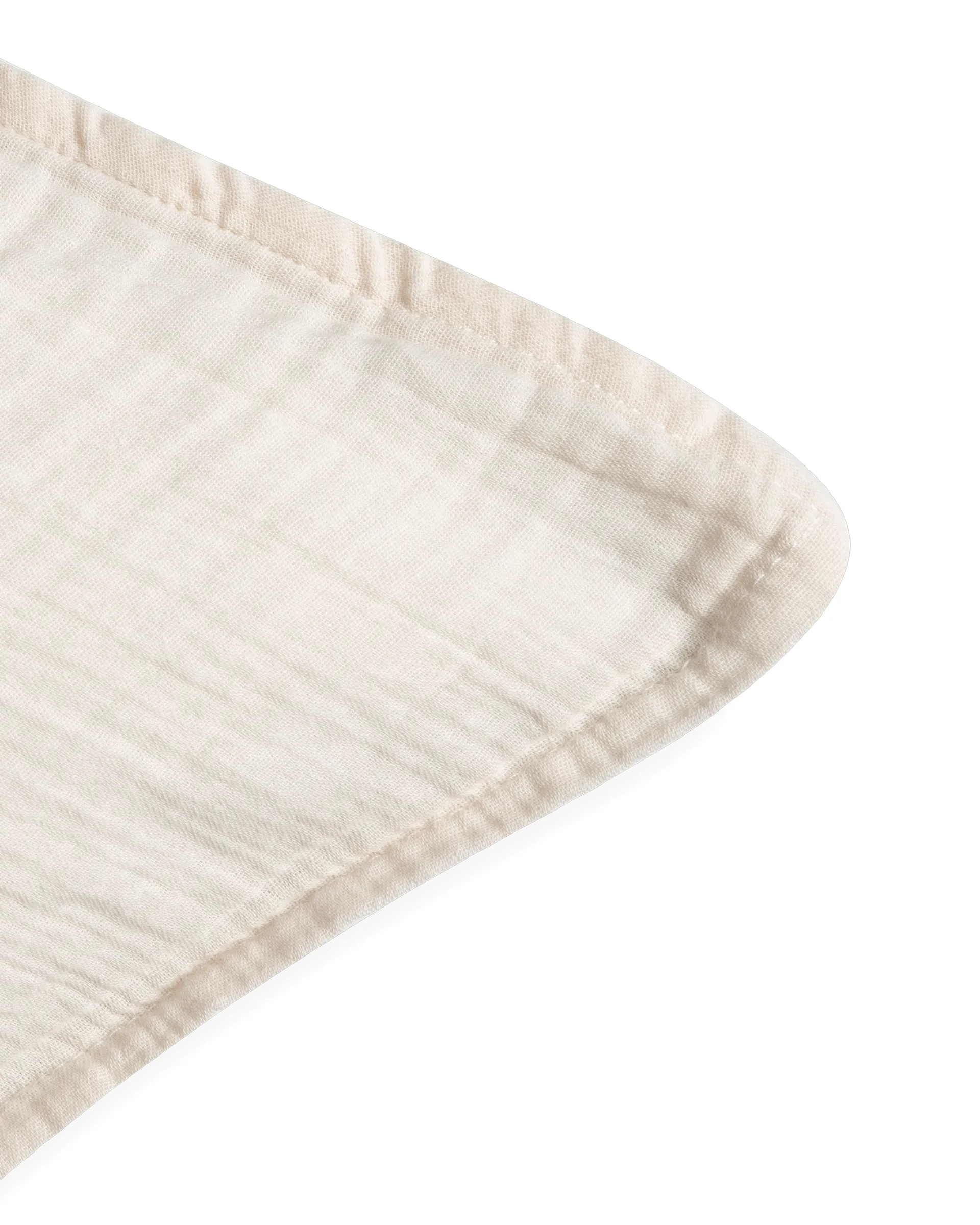 Eggshell Muslin hovedpudebetræk, 50x60 cm Garbo&Friends