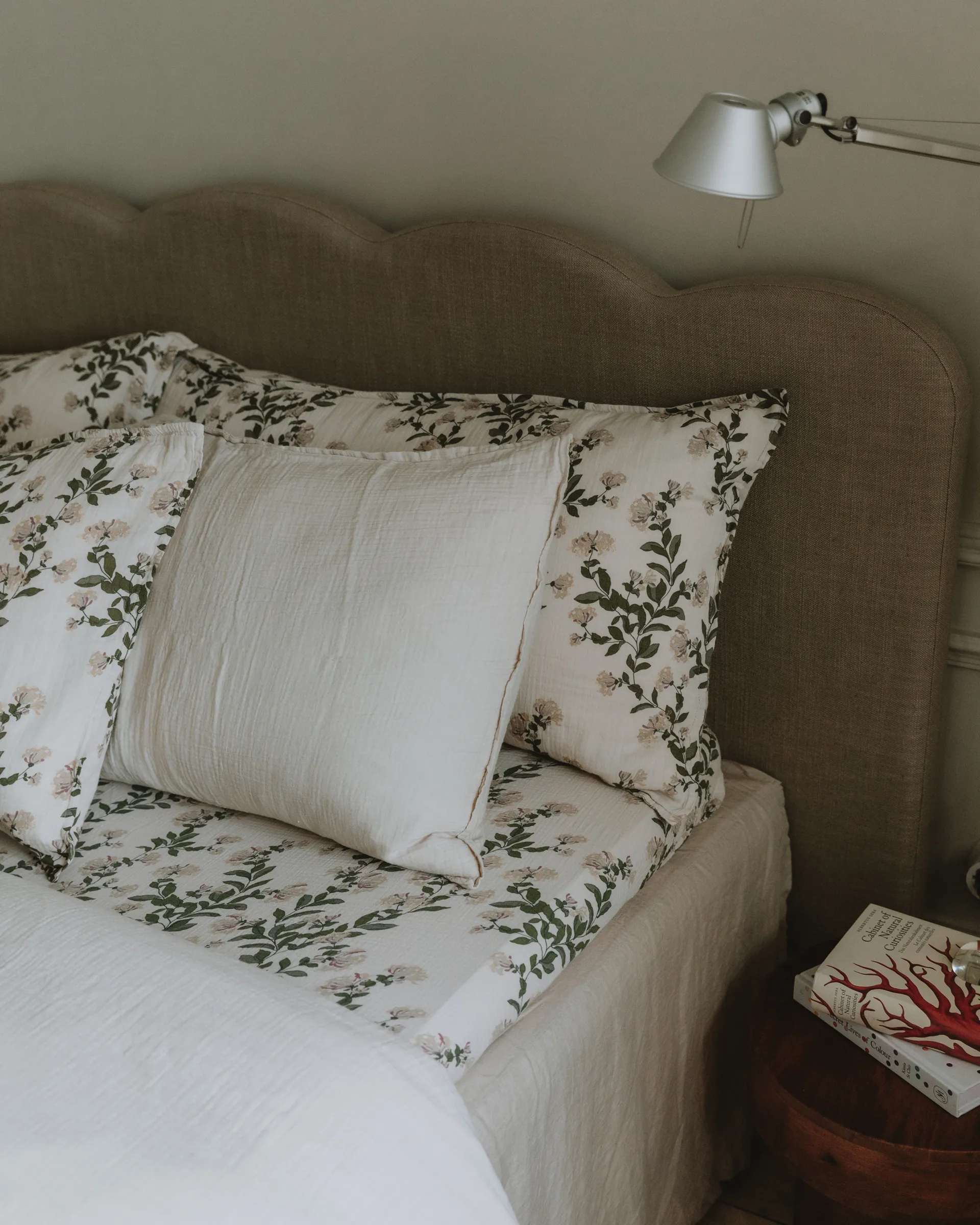 Eggshell Muslin hovedpudebetræk, 50x75cm Garbo&Friends