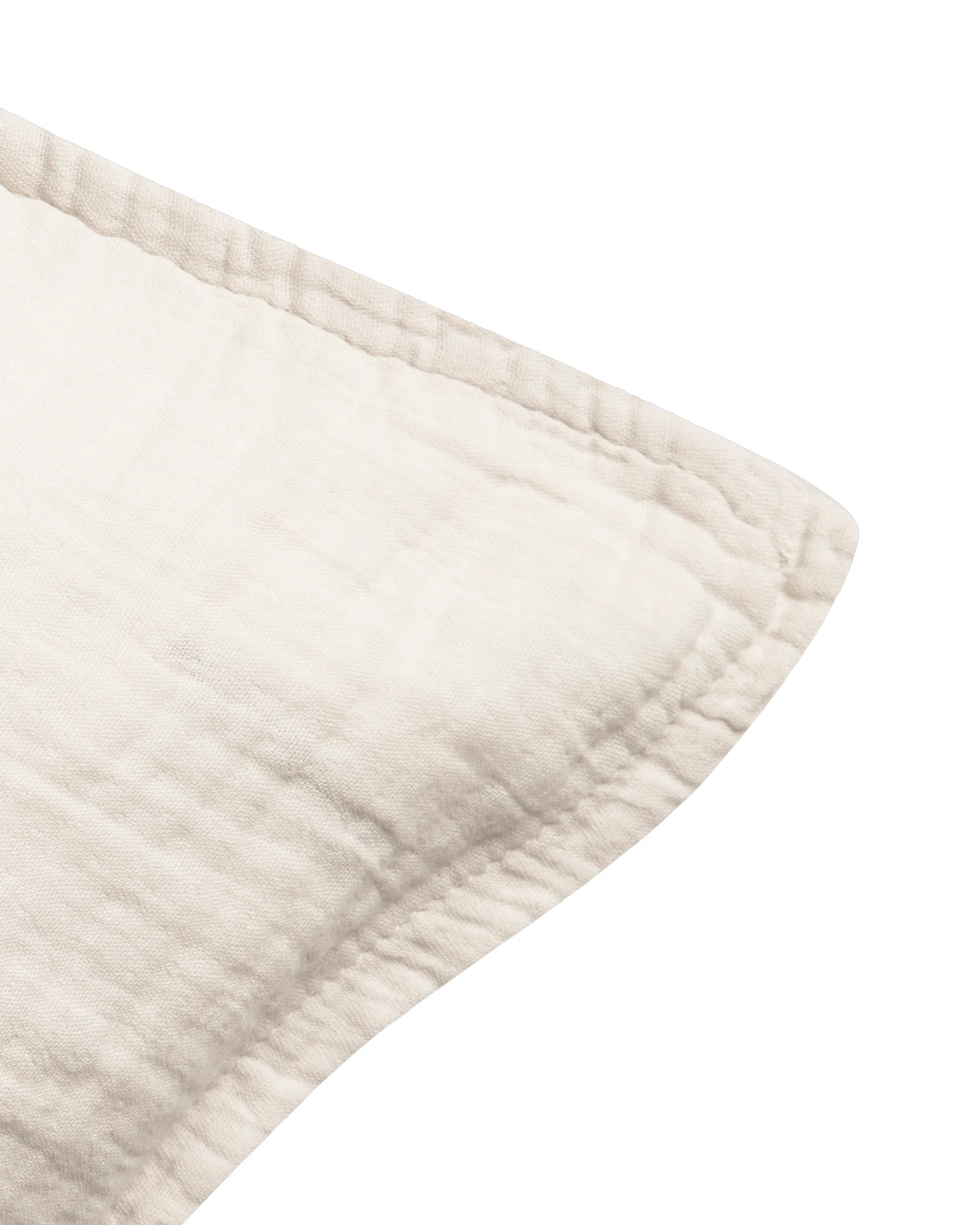 Eggshell Muslin hovedpudebetræk, 50x90 cm Garbo&Friends