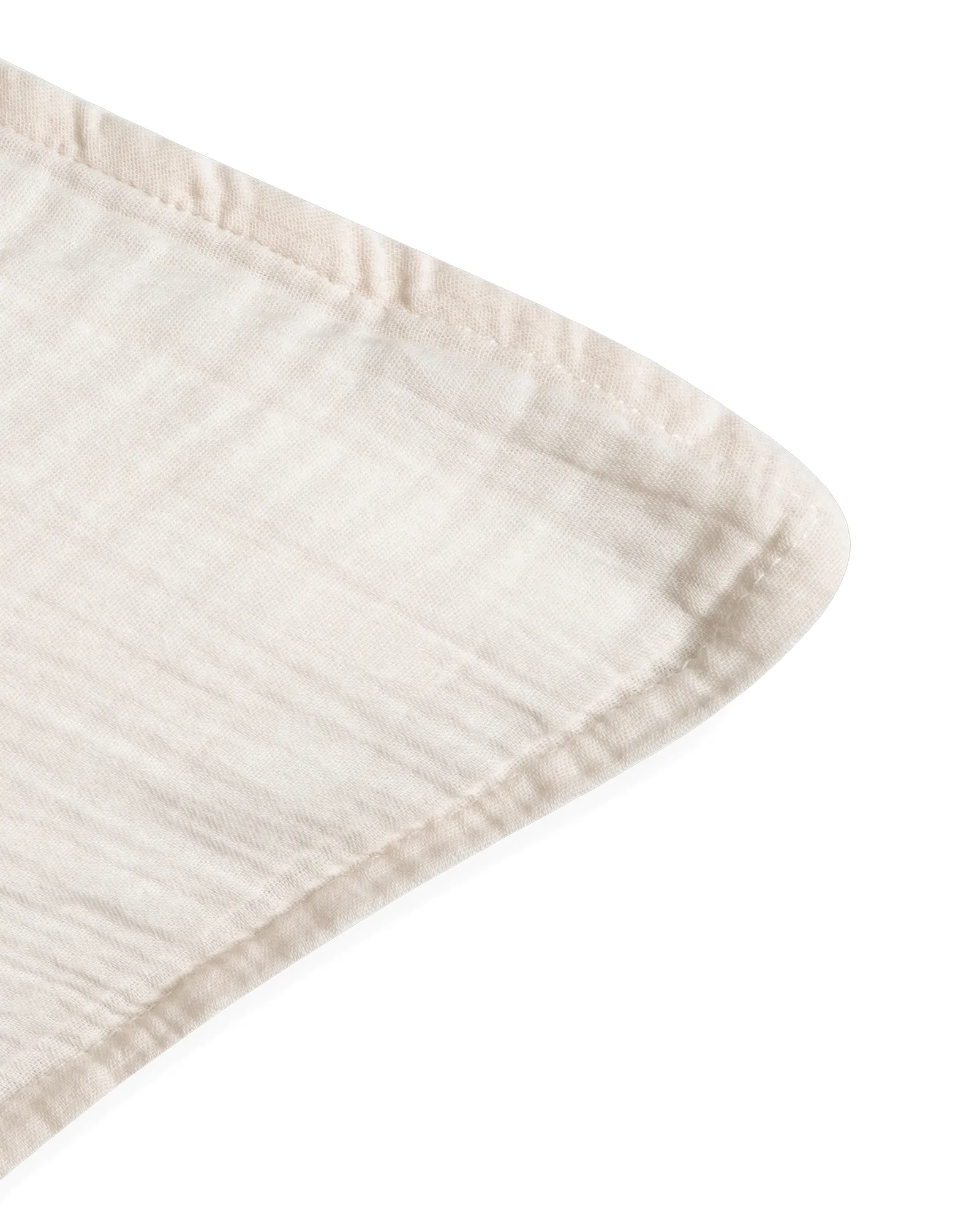Eggshell Muslin hovedpudebetræk, 80x80 cm Garbo&Friends