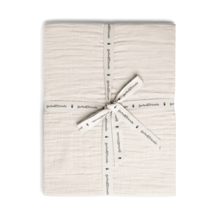 Eggshell Muslin stræklagen, 60x120x20 cm Garbo&Friends