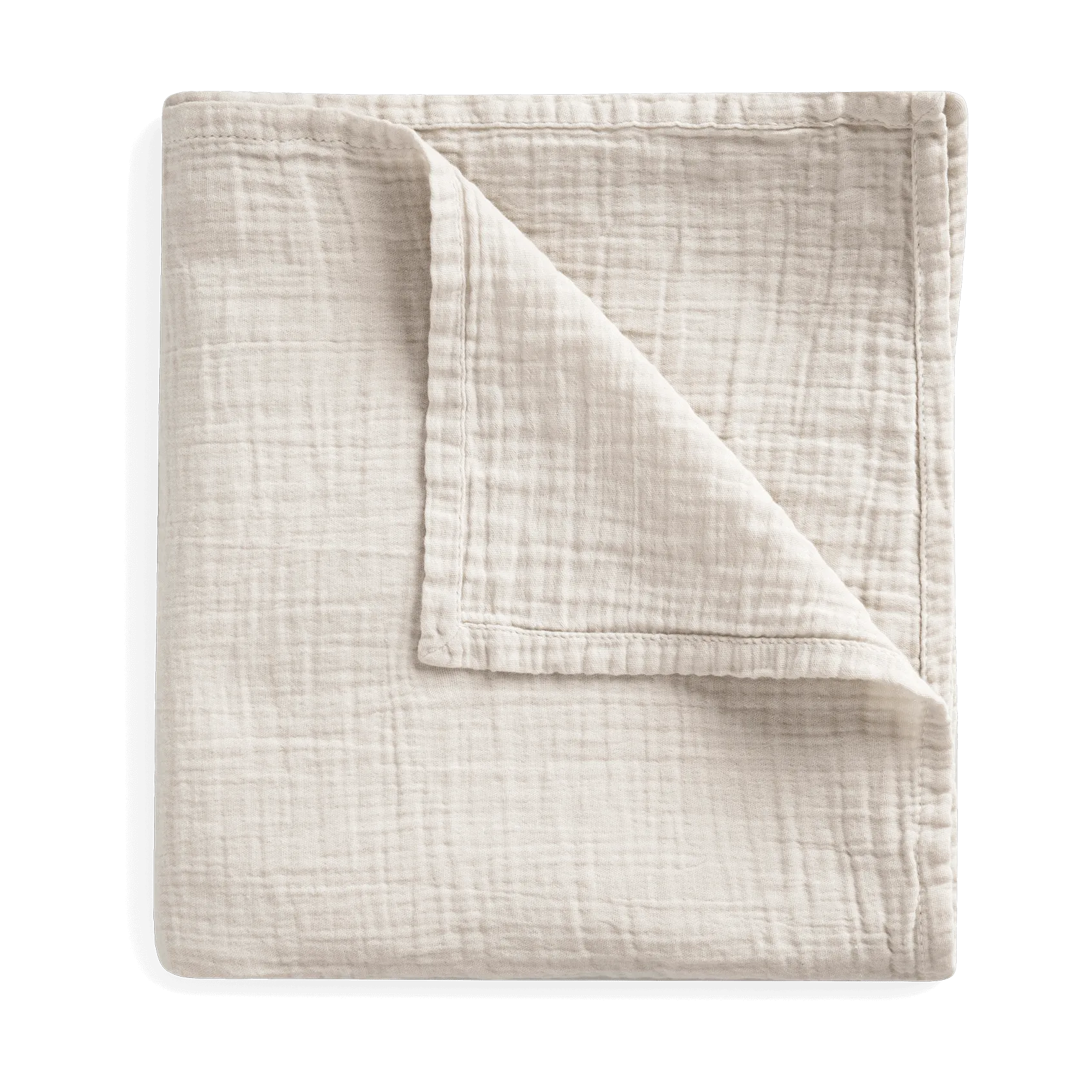 Eggshell Muslin Swaddle tæppe, 110x110 cm Garbo&Friends