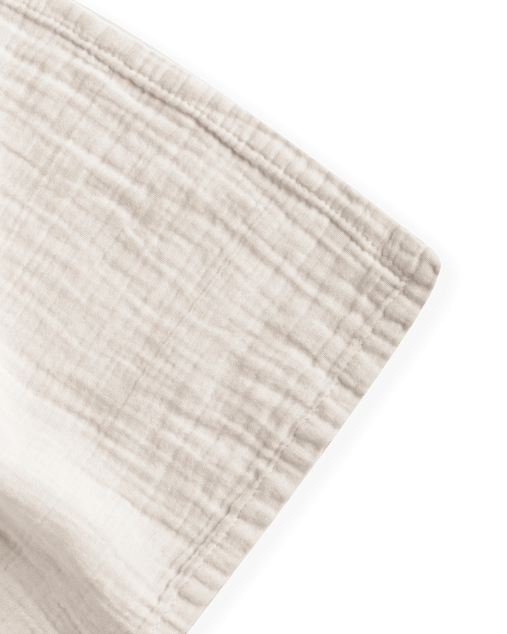 Eggshell Muslin Swaddle tæppe, 110x110 cm Garbo&Friends