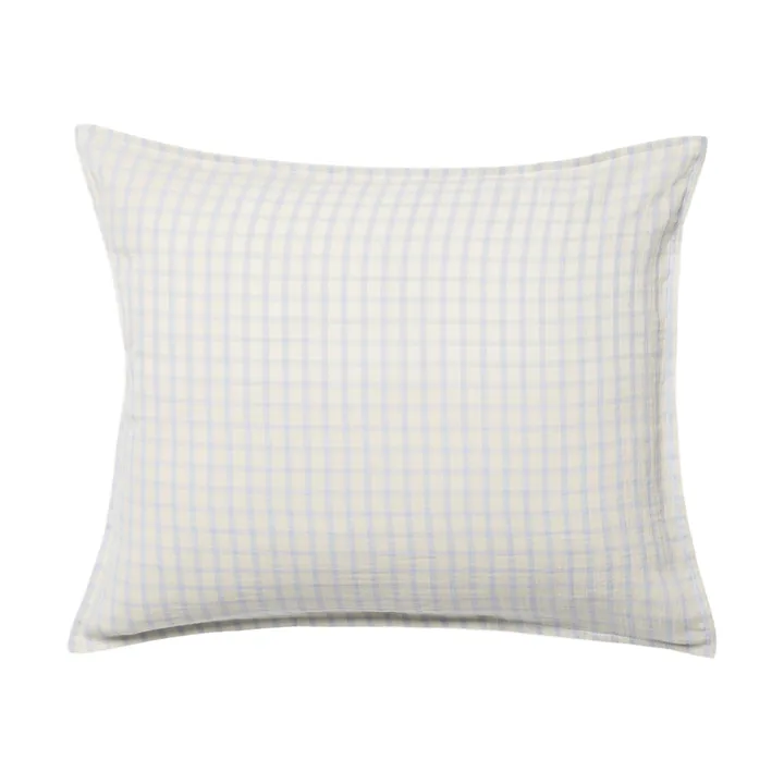 Gingham Sky Blue Muslin pudebetræk - Sky 50x60 cm - Garbo&Friends