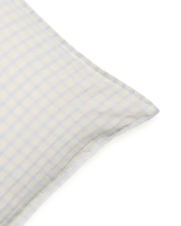 Gingham Sky Blue Muslin pudebetræk - Sky 50x60 cm - Garbo&Friends
