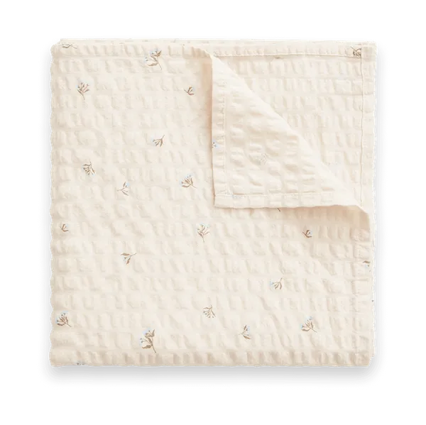 Grace Seersucker swaddle tæppe, 110x110 cm Garbo&Friends