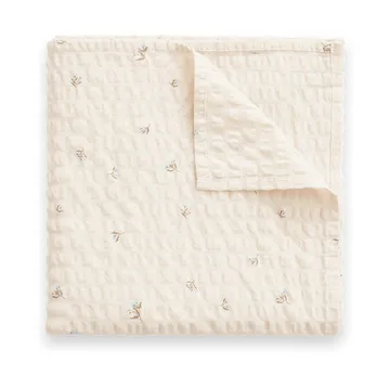 Grace Seersucker swaddle tæppe - 110x110 cm - Garbo&Friends