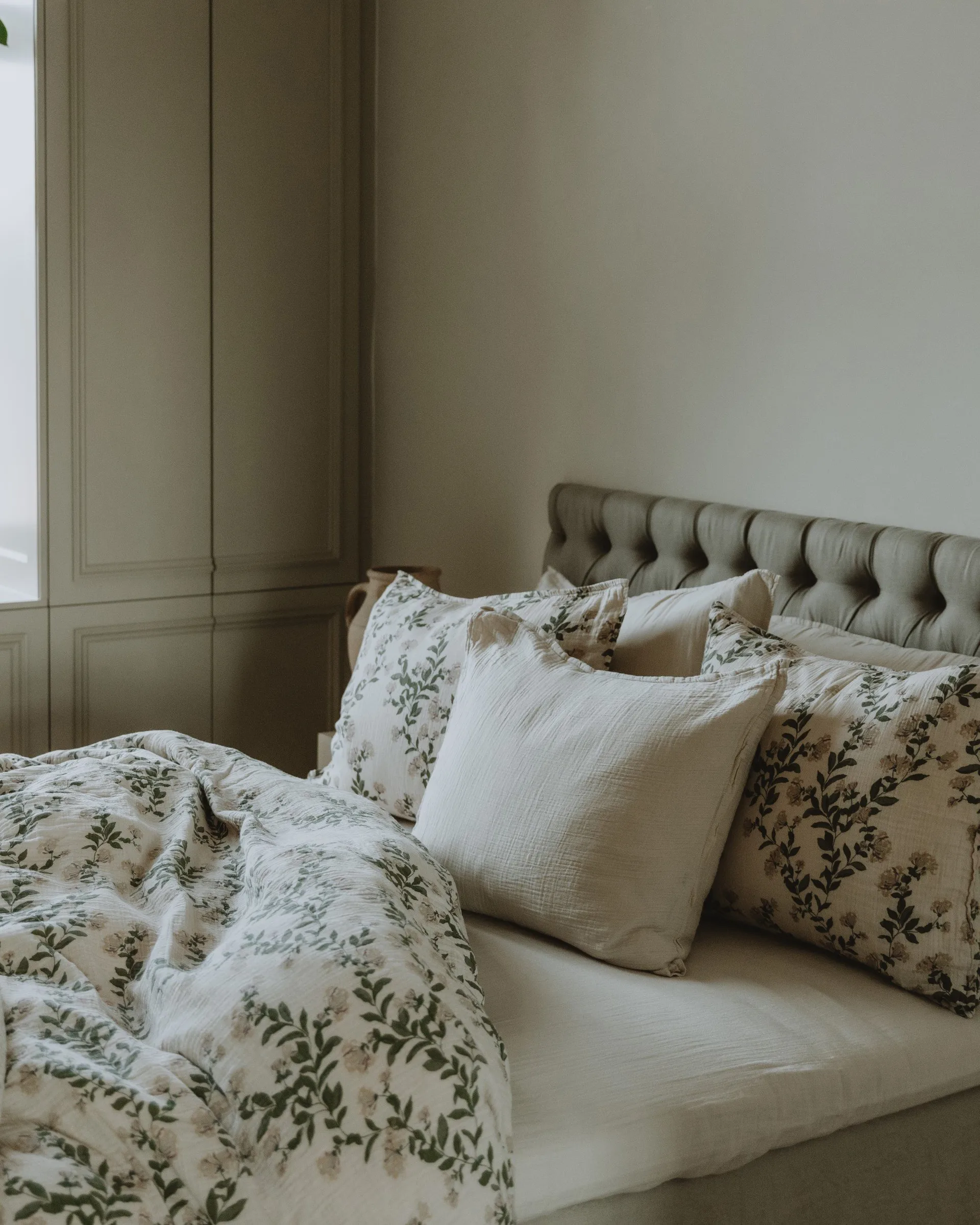 Honeysuckle Muslin dynebetræk dobbel, 220x220 cm Garbo&Friends