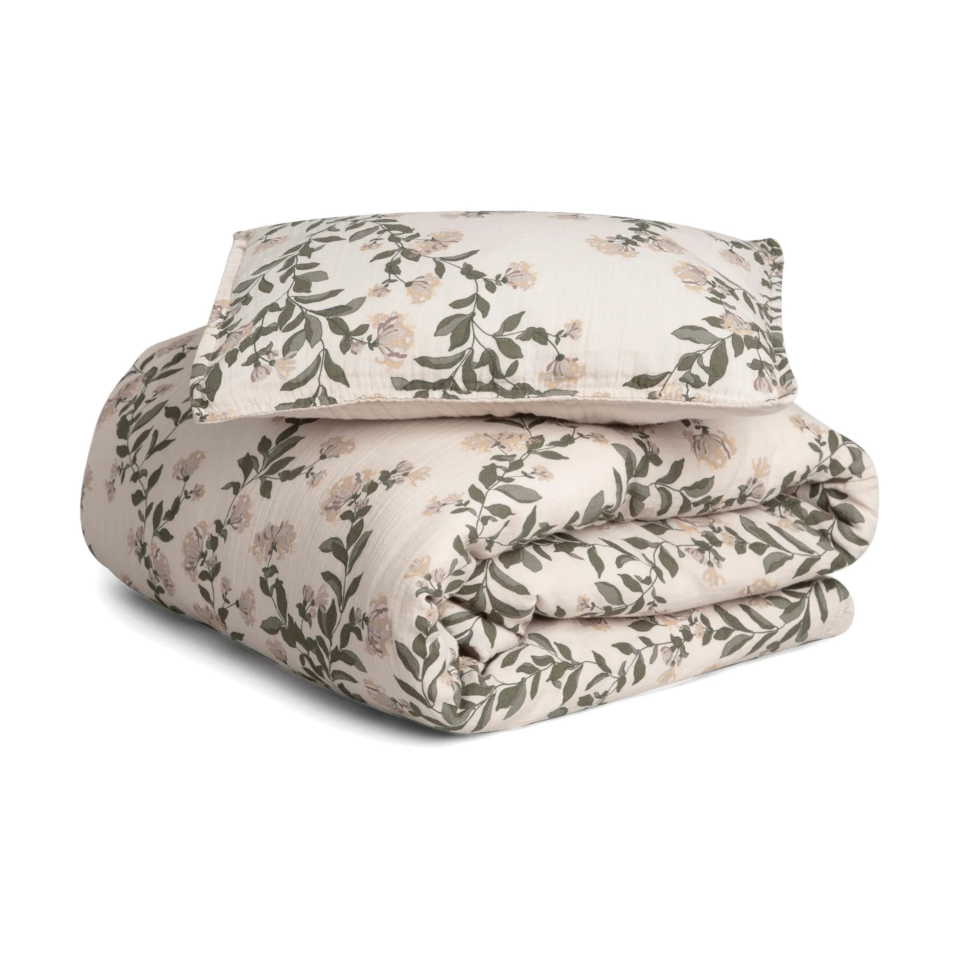 Honeysuckle Muslin sengesæt junior, 100x140 cm/40x60 cm Garbo&Friends