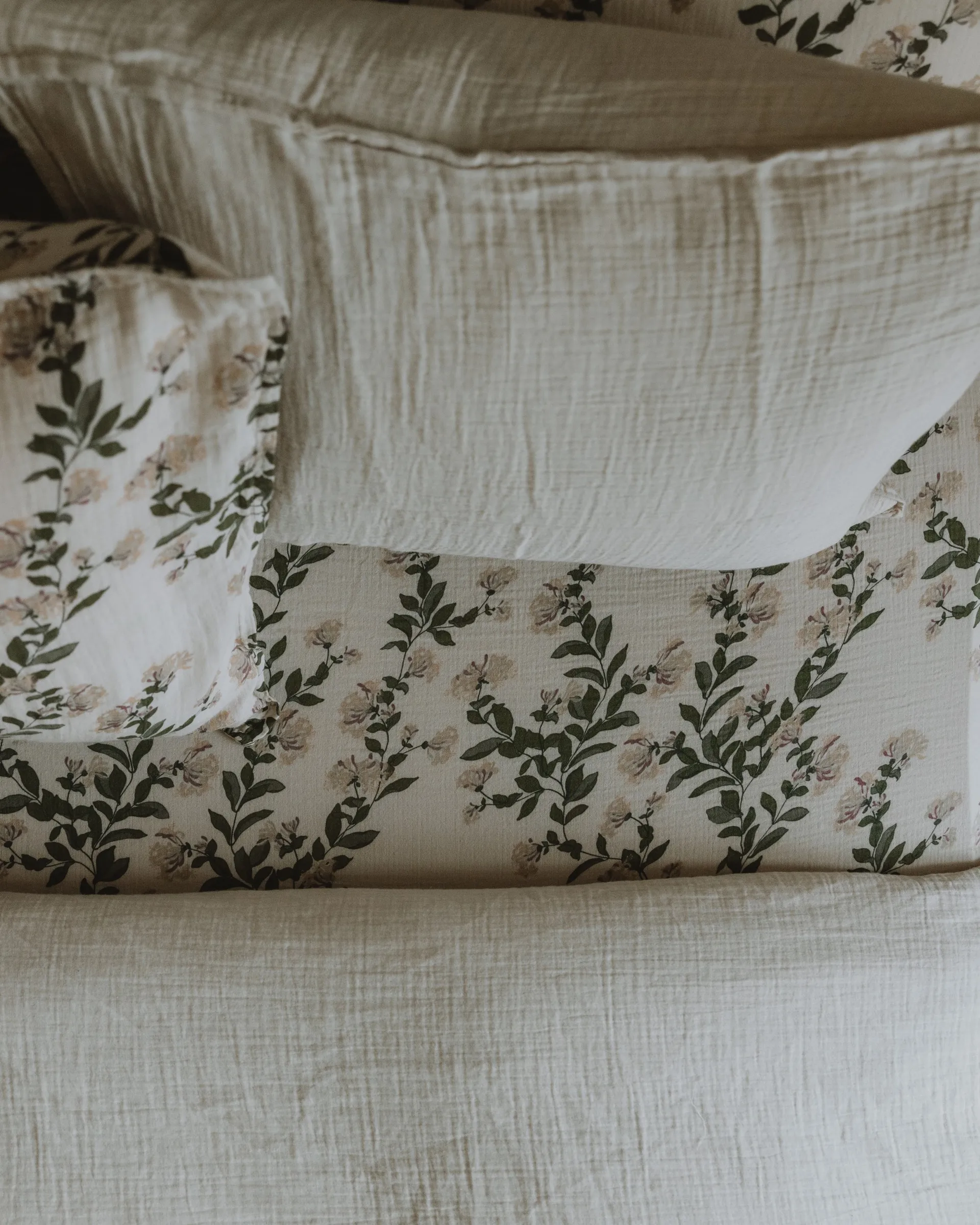 Honeysuckle Muslin stræklagen, 160x200x30 cm Garbo&Friends