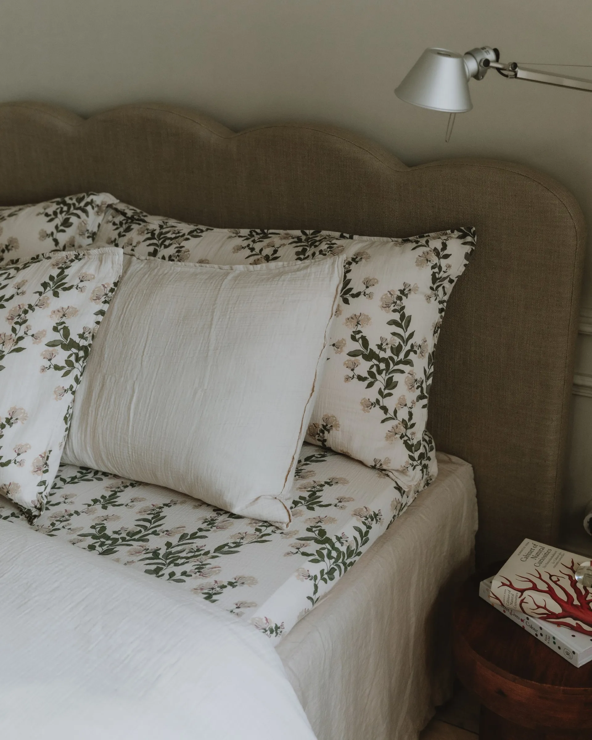 Honeysuckle Muslin stræklagen, 180x200x30 cm Garbo&Friends